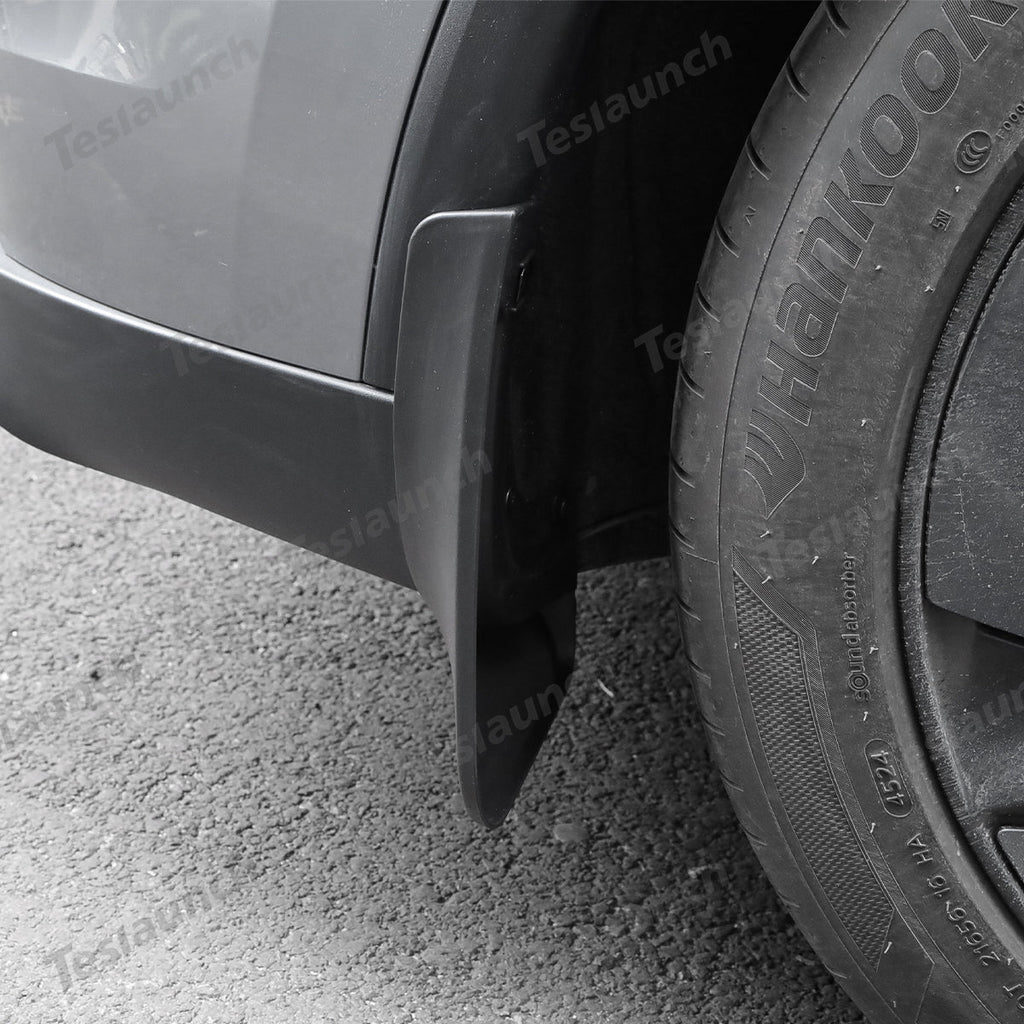 No-Drill Front & Rear Fender Mud Flaps for Tesla Model Y Juniper 2025+（4 PCS）
