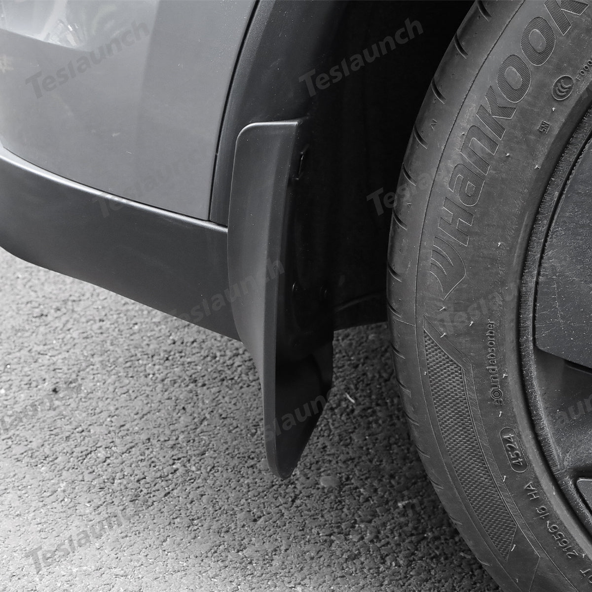 No-Drill Front & Rear Fender Mud Flaps for Tesla Model Y Juniper 2025+（4 PCS）