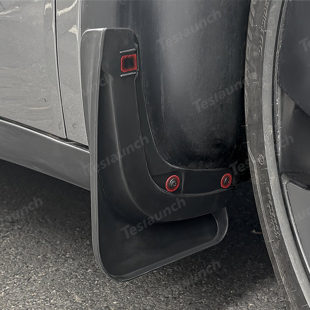 No-Drill Front & Rear Fender Mud Flaps for Tesla Model Y Juniper 2025+（4 PCS）