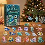 Ocean Sea Glass Sea Creature Advent Calendar 2026 - 24 Ornaments
