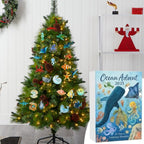 Ocean Animals Advent Calendar 2026 - 24 Sea Animal Ornaments