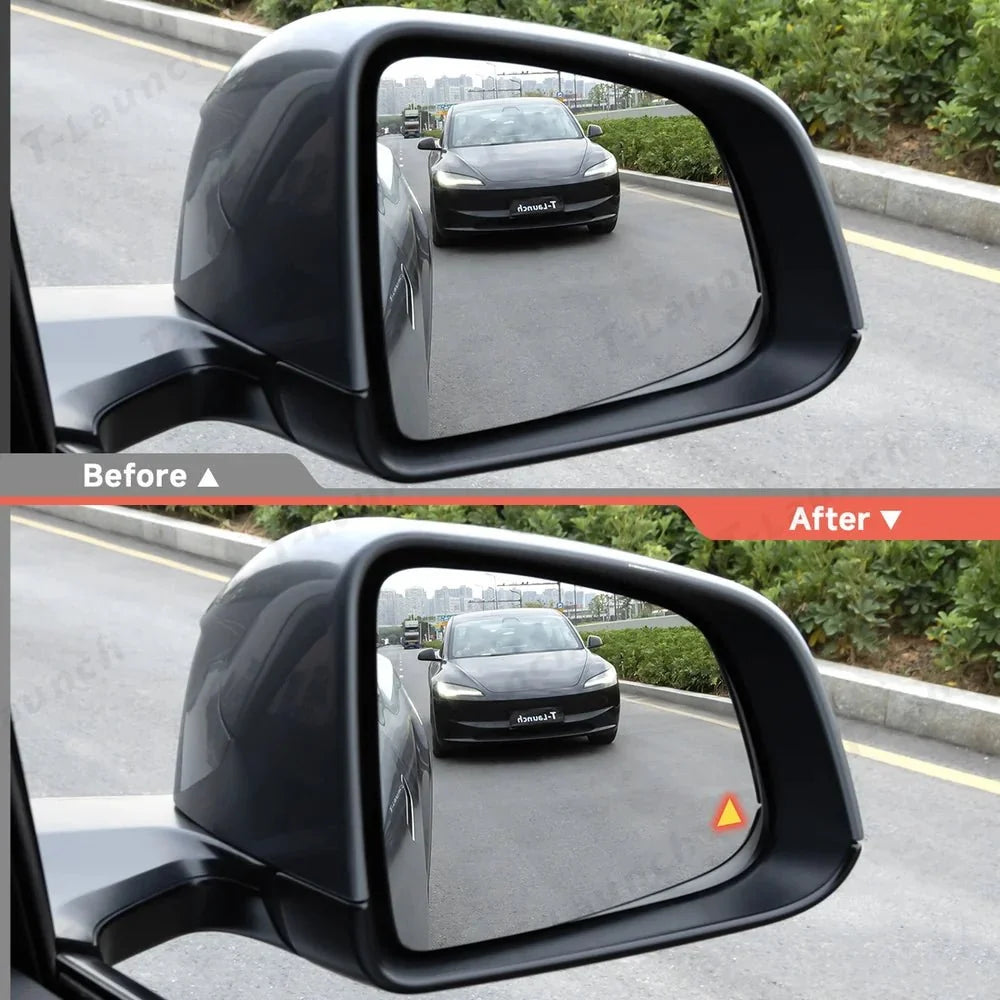 OEM Blind Spot Monitoring Side Mirror Glass Upgrade for Tesla Model 3 / Model Y (2021–2026)
