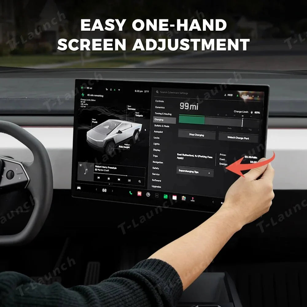 OEM-Height Screen Rotating Swivel Mount 3.0 for Tesla Cybertruck