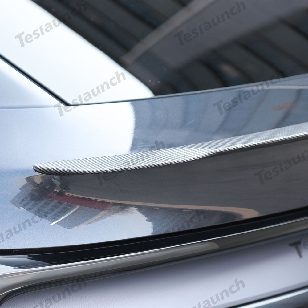 OEM Performance Pro Style Spoiler for Tesla Model Y Juniper 2025+ (Carbon Fiber Pattern ABS)
