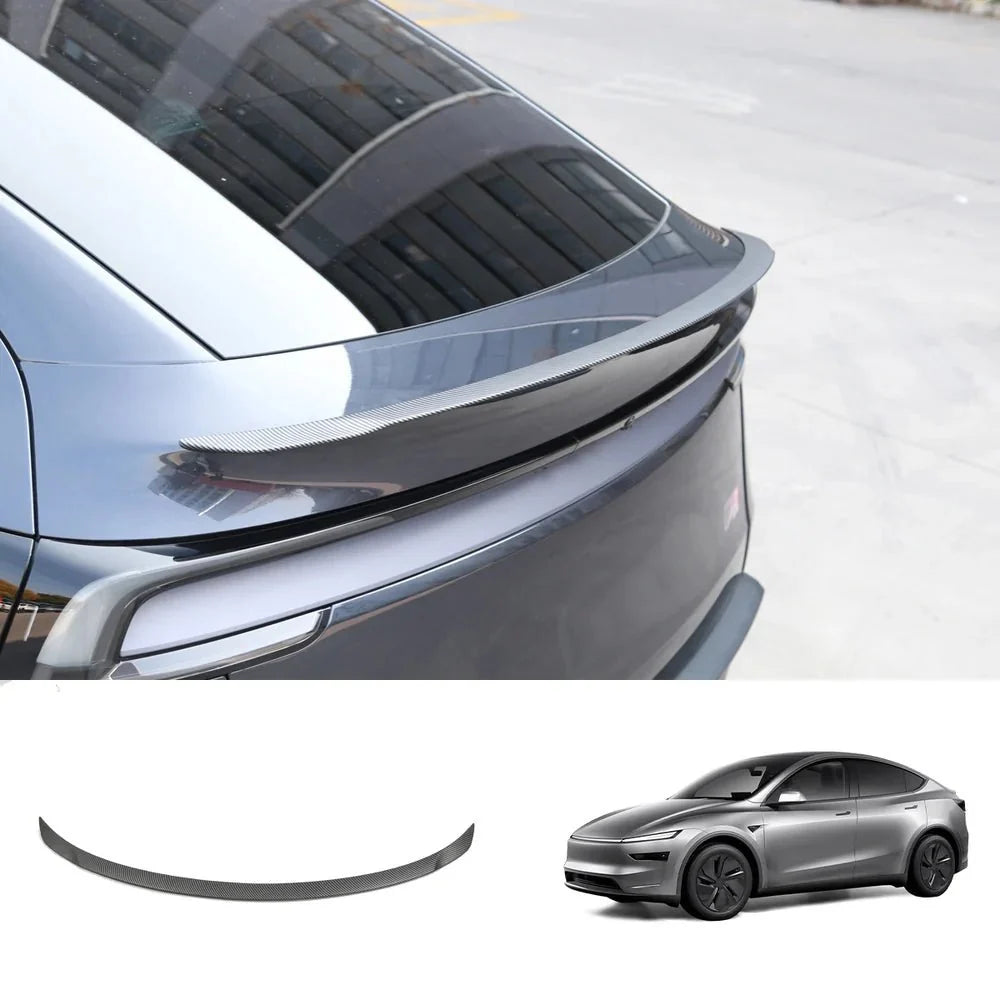 OEM Performance Pro Style Spoiler for Tesla Model Y Juniper 2025+ (Carbon Fiber Pattern ABS)