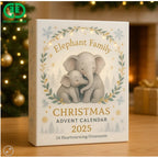 Elephant Family Advent Calendar 2026 - 24 Heartwarming Ornaments