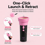 MirokenOne-Click Electric Cat Teaser Launcher for Indoor Cats - Chase & Pounce Play Without Constant Wand Waving