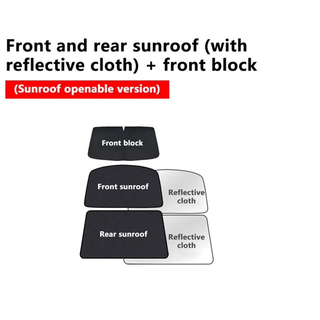 Openable Sunroofs and Panoramic Sunroofs Sunshades for Tesla Model S (2015+)