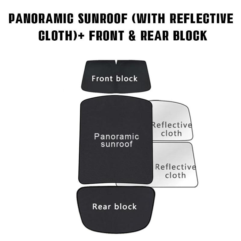 Openable Sunroofs and Panoramic Sunroofs Sunshades for Tesla Model S (2015+)