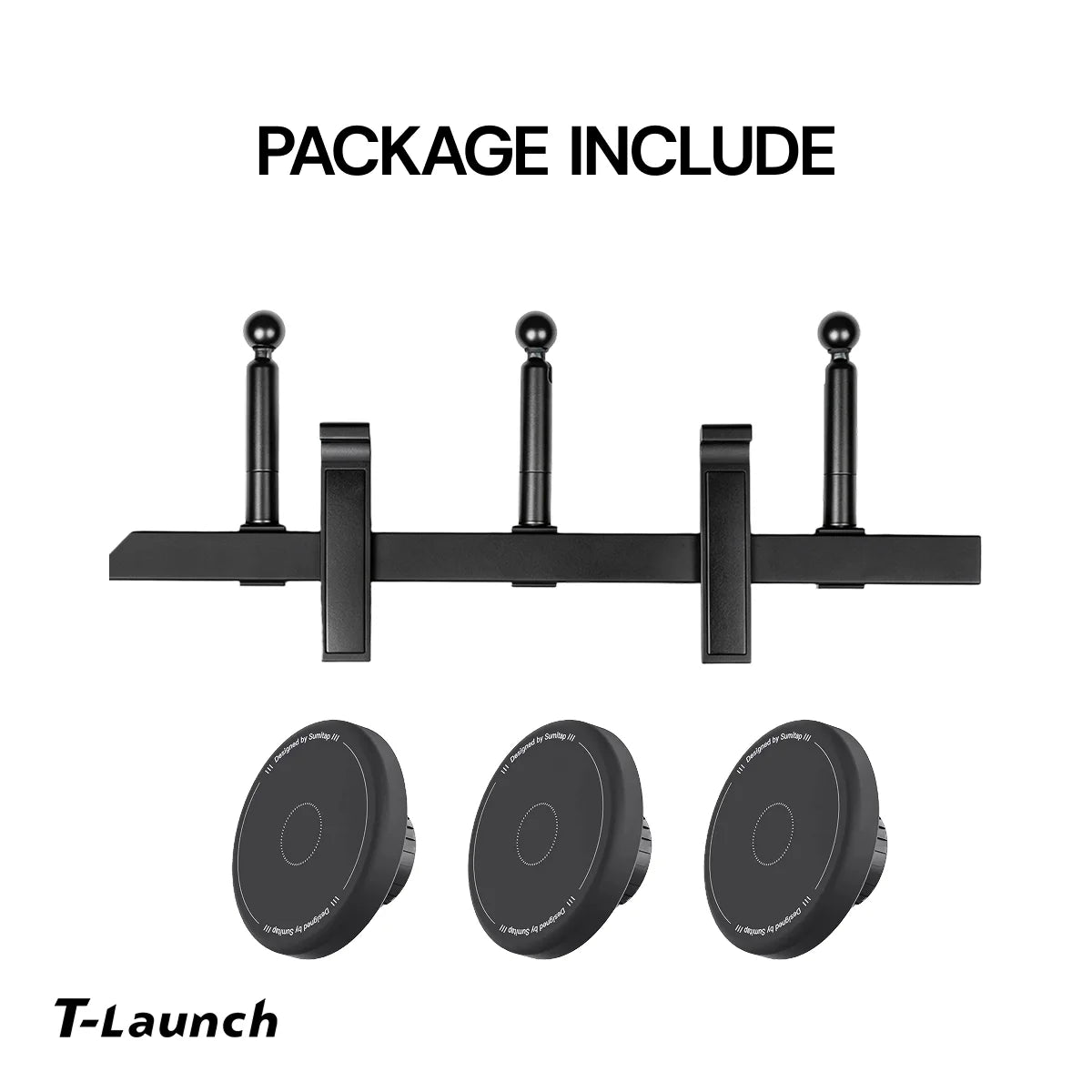 Modular Screen Back Multi‑Device Expansion Mount for Tesla Model 3/Y/S/X/Cybertruck