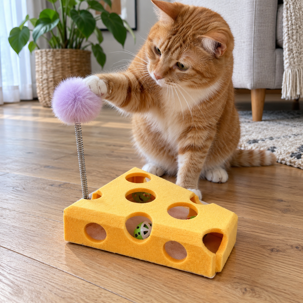 Pawpath Felt Cat Puzzle Maze