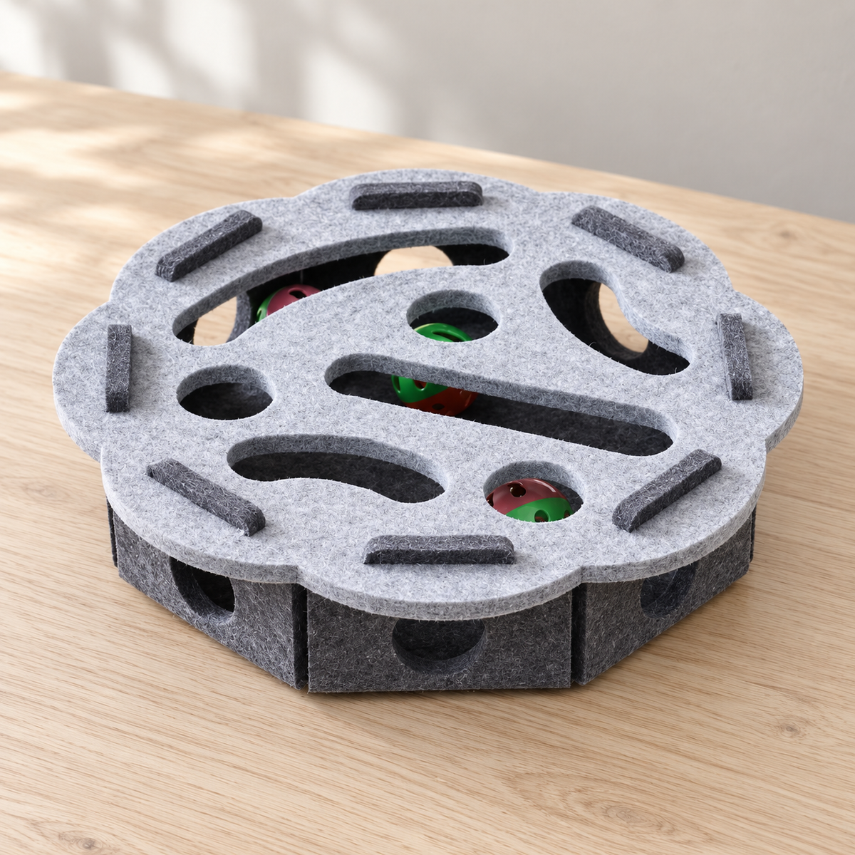 Pawpath Felt Cat Puzzle Maze