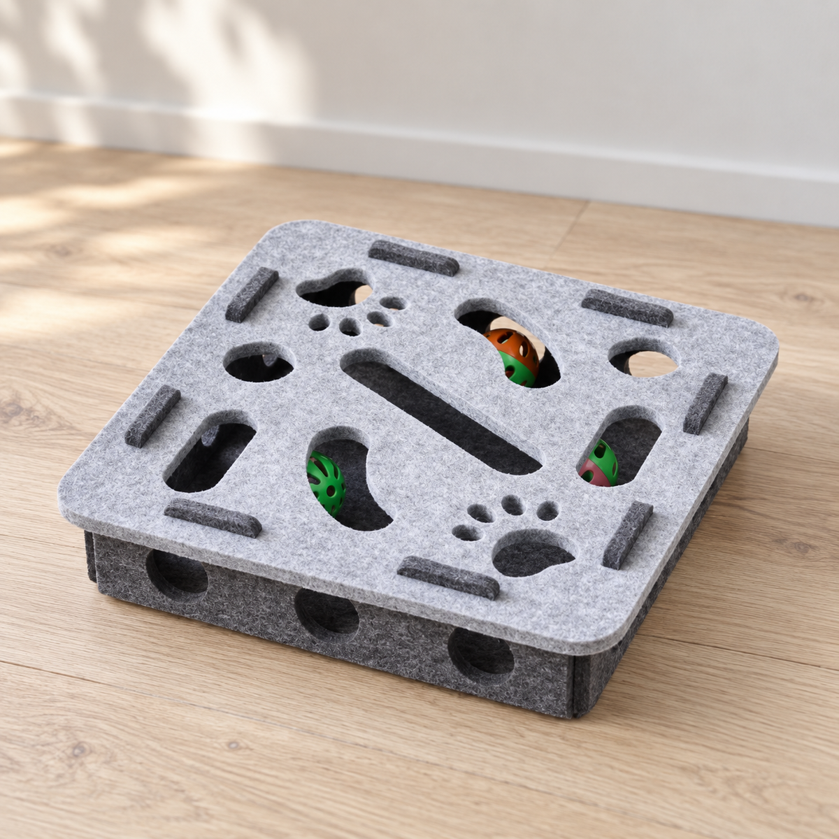 Pawpath Felt Cat Puzzle Maze