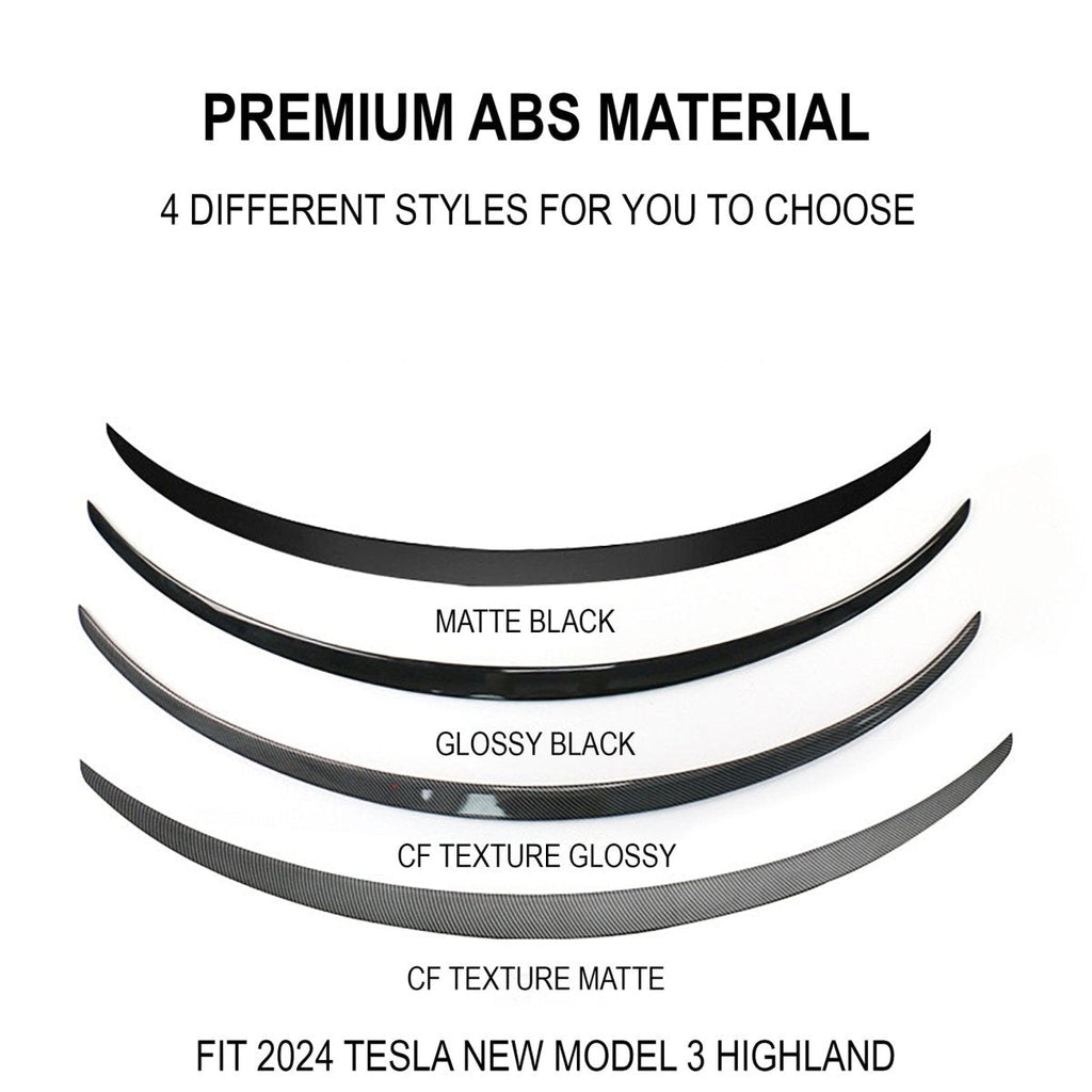 Performance Spoiler For Tesla 2024+ Model 3 Highland