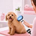Miroken4-in-1 Pet Dryer Brush for After-Bath Grooming, Low-Noise Dog & Cat Hair Dryer Comb for Easier Drying, Brushing & Detangling