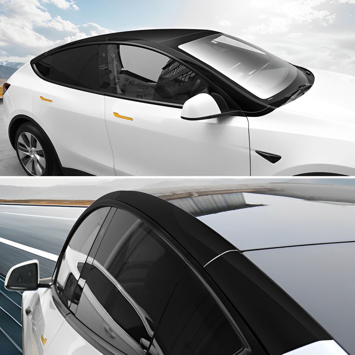 Pillar Delete for Tesla Model 3/Y- Glossy Black