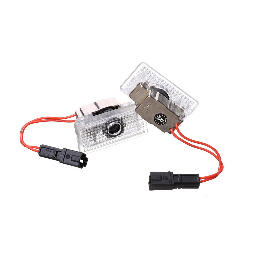 Plaid Projector Lights Model Ultra-Bright Puddle Lights Welcome Door Lamps For Tesla Model 3 Y S X (2 Pcs)