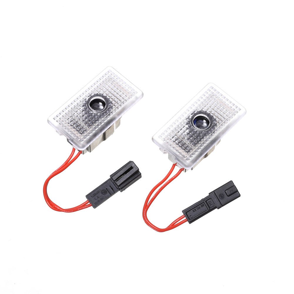 Plaid Projector Lights Model Ultra-Bright Puddle Lights Welcome Door Lamps For Tesla Model 3 Y S X (2 Pcs)