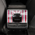 2024+ Model 3 Highland Plaid Rear Air Vent Screen Protector Frame (Carbon Fiber Pattern ABS) For Tesla