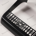 2024+ Model 3 Highland Plaid Rear Air Vent Screen Protector Frame (Carbon Fiber Pattern ABS) For Tesla