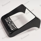 Plaid Rear Air Vent Screen Protector Frame (Carbon Fiber Pattern ABS) for Tesla Model Y Juniper 2025+