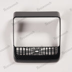 2024+ Model 3 Highland Plaid Rear Air Vent Screen Protector Frame (Carbon Fiber Pattern ABS) For Tesla