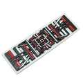 Plaid SpaceBalls Tribute for Tesla, Die-Cast Aluminum Badge Trunk Emblem - For All Tesla Models