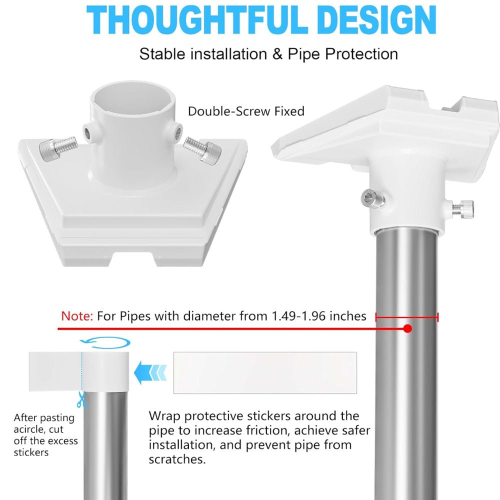 Pole Pipe Adapter for Starlink Gen3 Dish