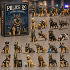 Police K9 Advent Calendar 2026 - 24 K9 Christmas Ornaments