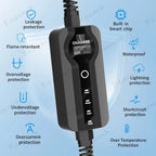 Portable Charger 16A/32A Adjustable Mode 2 Level 2 Household Waterproof EV Charger For Tesla Model S/X/3/Y