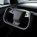 Premium Nappa Leather Yoke Steering Wheel for Tesla Model Y Juniper & Model 3 Highland– Inspired by Model S/X