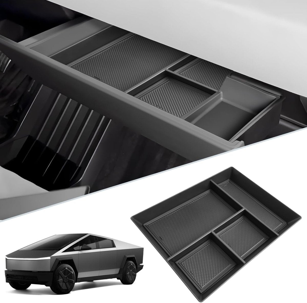 Premium Organizer Tray Glove Box Storage for Cybertruck