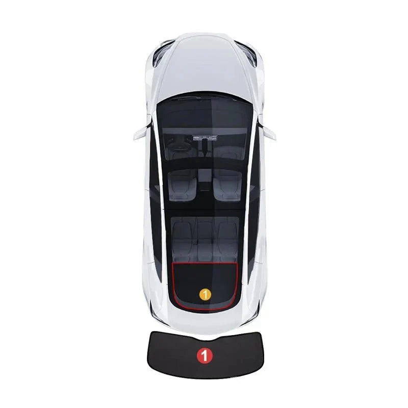 2017+ Model 3 Sun Visor for Tesla- Privacy and Thermal Insulated Sunshades Curtains
