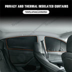 Privacy & Thermal Insulated Sunshades Curtains for Tesla Model 3 Highland Standard 2025+