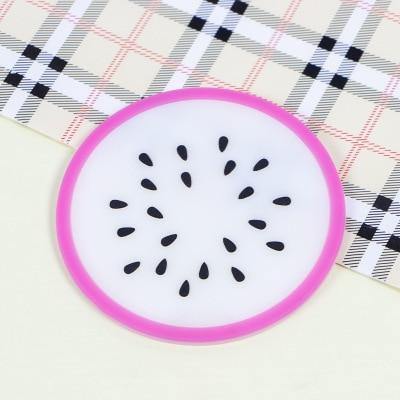 5pcs Silicon Custom Fruit Coasters
