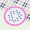 5pcs Silicon Custom Fruit Coasters