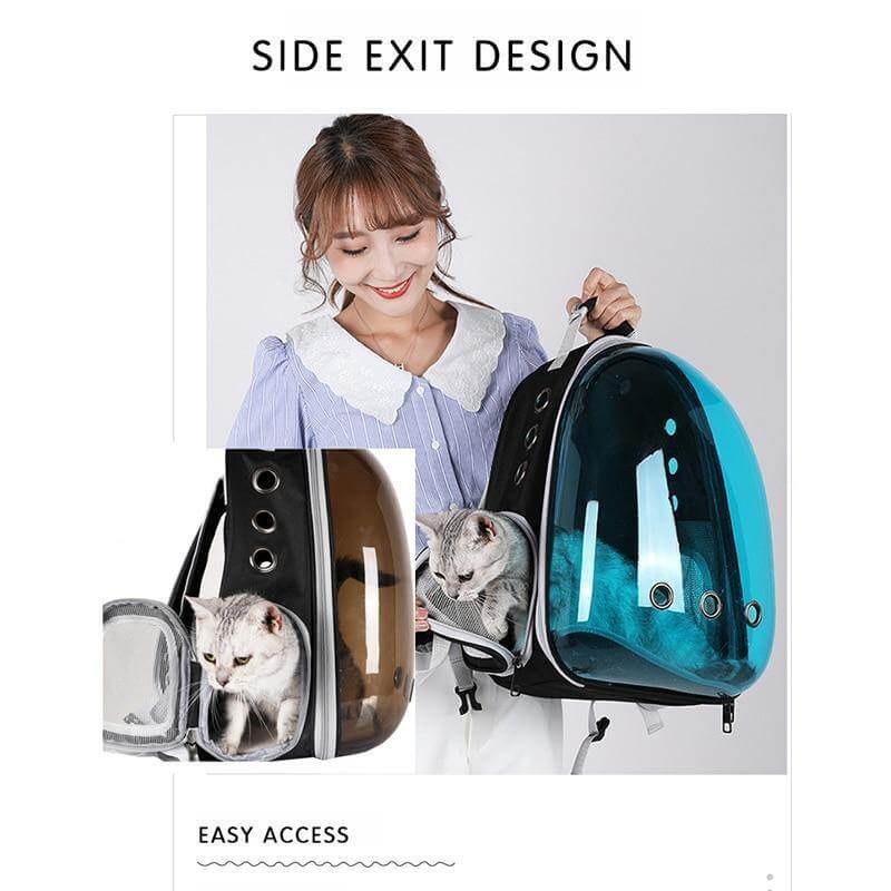 Transparent Breathable Pet Carrier Backpack