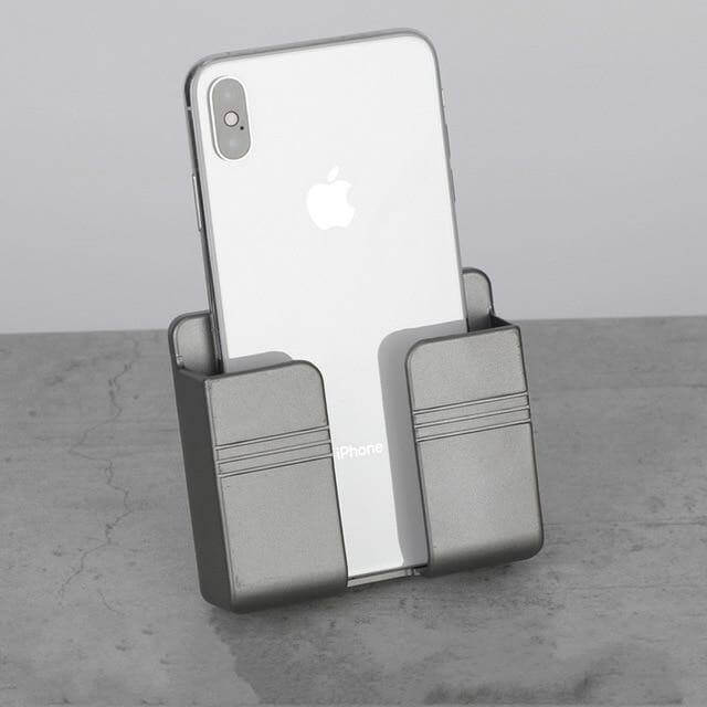 Drill-Free Wall Phone Electronic Holder