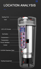 Smart Heating Digital Car Thermos