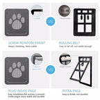 Pet Footprint Pattern Screen Door