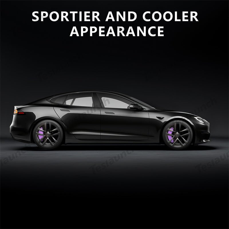 Purple 2021-2026 Model S/X Brake Caliper Covers (4Pcs) for Tesla