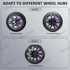 Purple 2021-2026 Model S/X Brake Caliper Covers (4Pcs) for Tesla