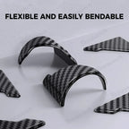 PVC Carbon Pattern Door Corner Guards – Universal Fit for All Cars