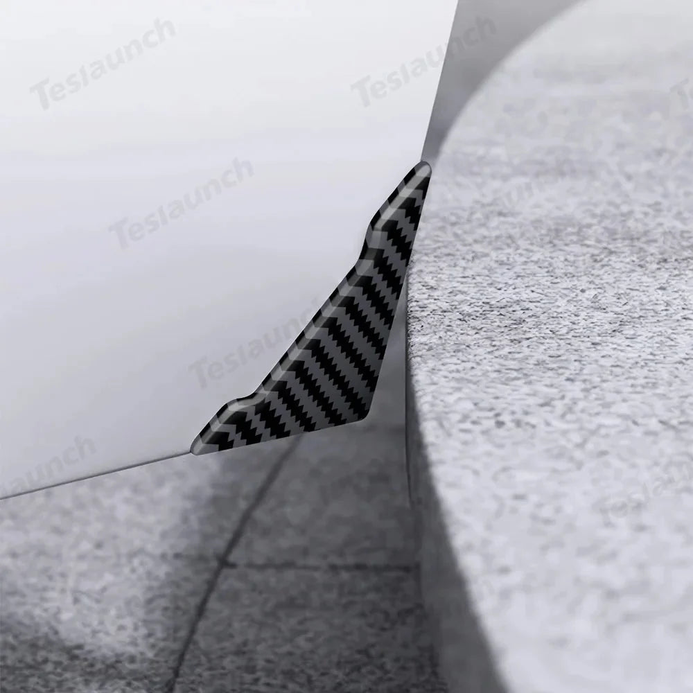 PVC Carbon Pattern Door Corner Guards – Universal Fit for All Cars