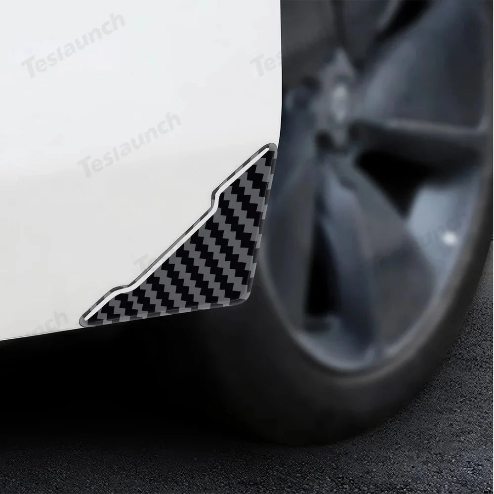 PVC Carbon Pattern Door Corner Guards – Universal Fit for All Cars