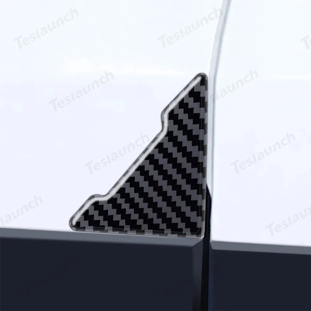 PVC Carbon Pattern Door Corner Guards – Universal Fit for All Cars