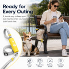 MirokenQuick-Tether Dog Leash for Cafes, Patios & Parks - Keep Your Dog Close Hands-Free
