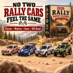 Rally Advent Calendar 2026 - 24 Unique Miniature Rally Cars