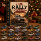 Rally Advent Calendar 2026 - 24 Unique Miniature Rally Cars