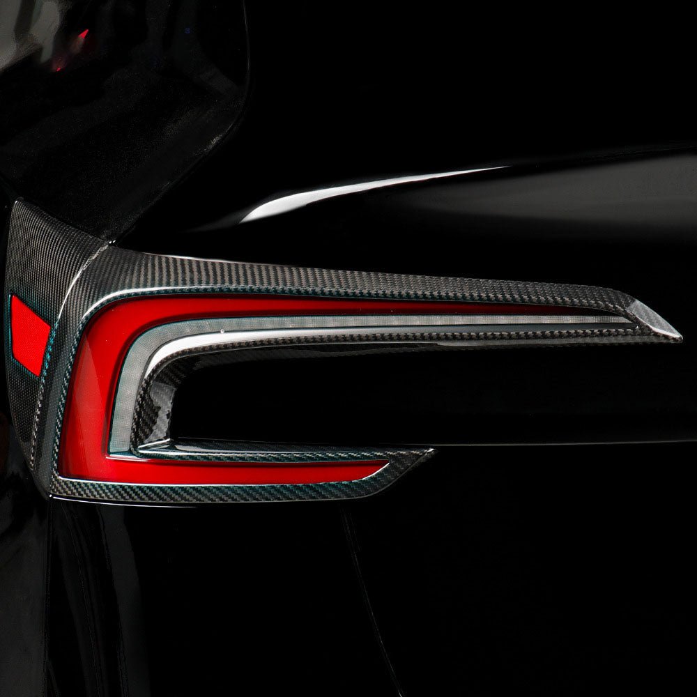 [Real Carbon Fiber] 2024+ Model 3 Highland Real carbon fiber tail light frame  (2 pcs)